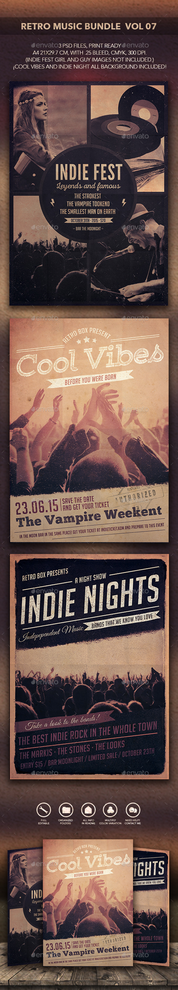 GraphicRiver Retro Music Bundle 07 10790550 GraphicRiver Retro Music Bundle 07 10790550