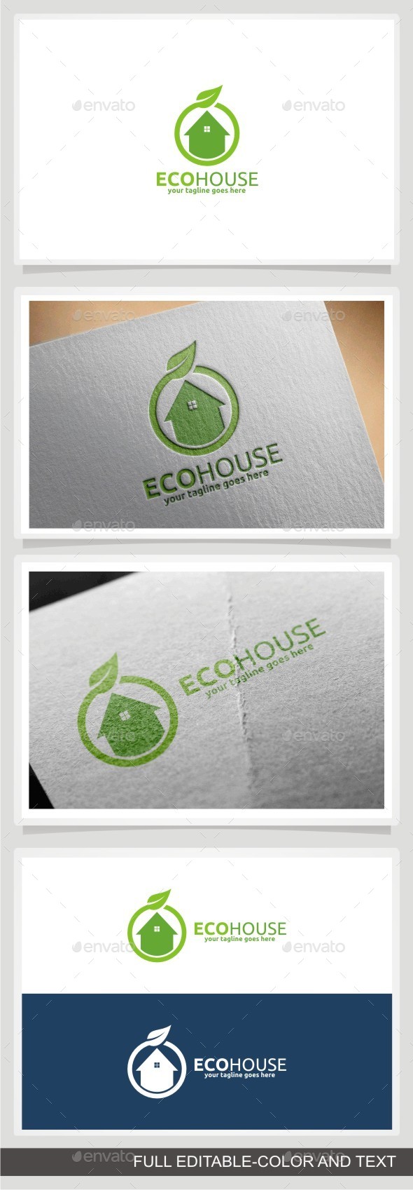 GraphicRiver Eco House Logo 10791560 GraphicRiver Eco House Logo 10791560
