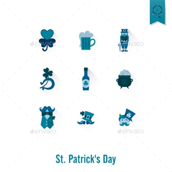 GraphicRiver Saint Patricks Day Isolated Icon Set 10793494 GraphicRiver Saint Patricks Day Isolated Icon Set 10793494