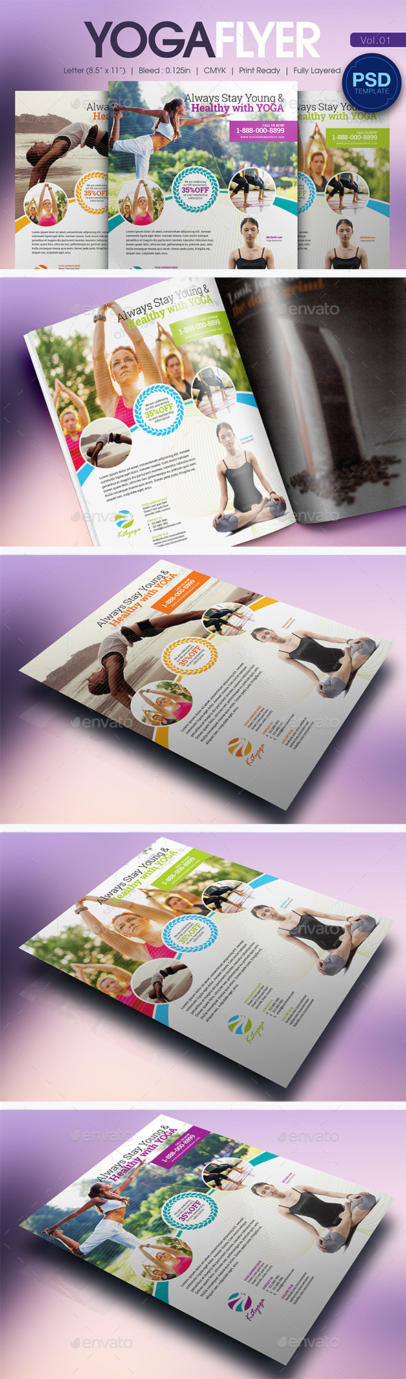 Simple Yoga Flyer Vol.01 (Miscellaneous)