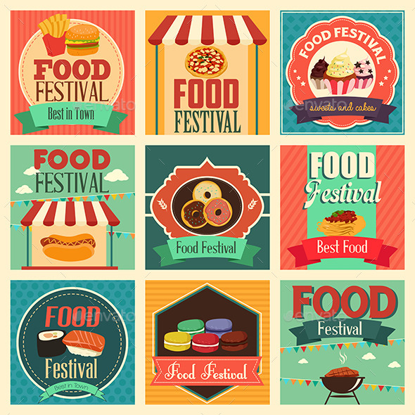 GraphicRiver Food Festival Icons 10794198 GraphicRiver Food Festival Icons 10794198