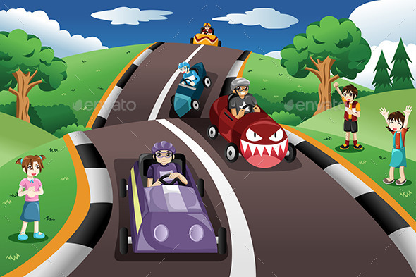 GraphicRiver Box Car Race 10794480 GraphicRiver Box Car Race 10794480