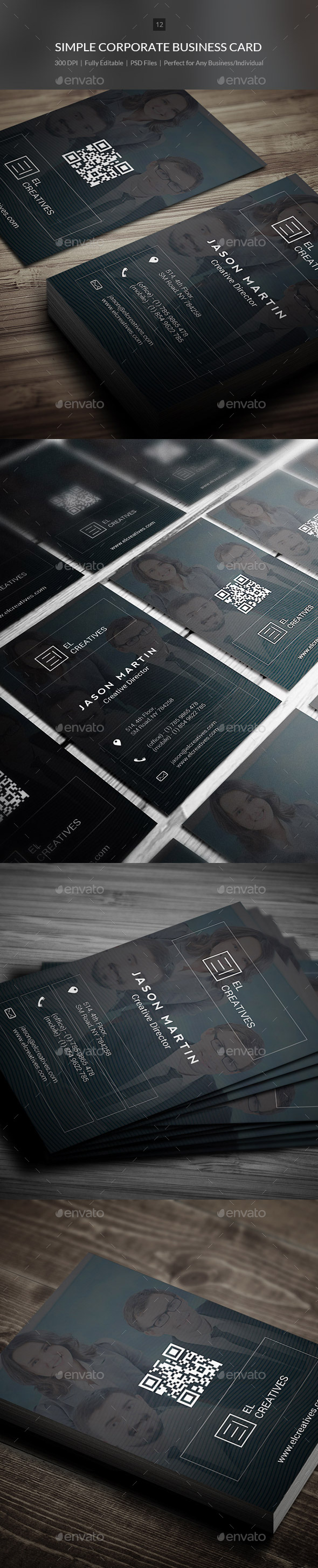 GraphicRiver Simple Corporate Business Card 12 10794611 GraphicRiver Simple Corporate Business Card 12 10794611