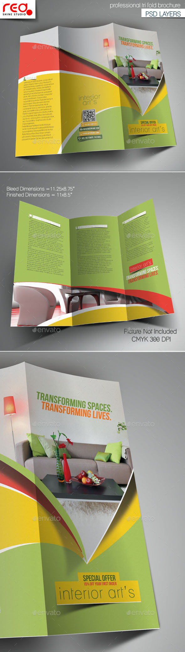 GraphicRiver Interior Art s Trifold Brochure Template 10795648 GraphicRiver Interior Art s Trifold Brochure Template 10795648