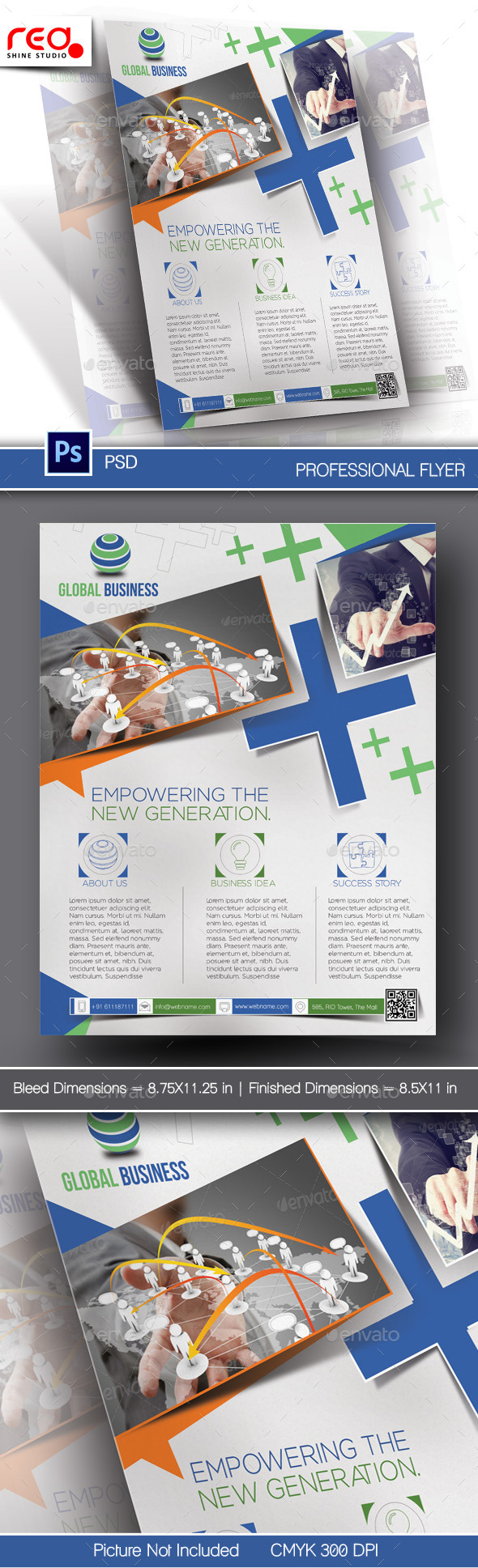 GraphicRiver Corporate Business Flyer & Poster Template 10796575 GraphicRiver Corporate Business Flyer & Poster Template 10796575