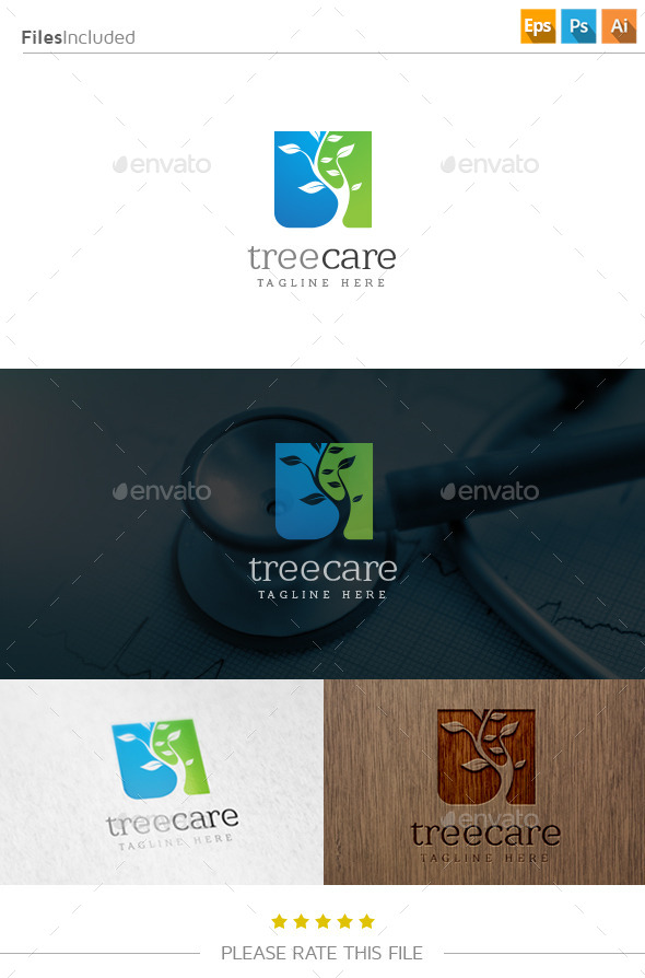 GraphicRiver Tree Logo 10796913 GraphicRiver Tree Logo 10796913