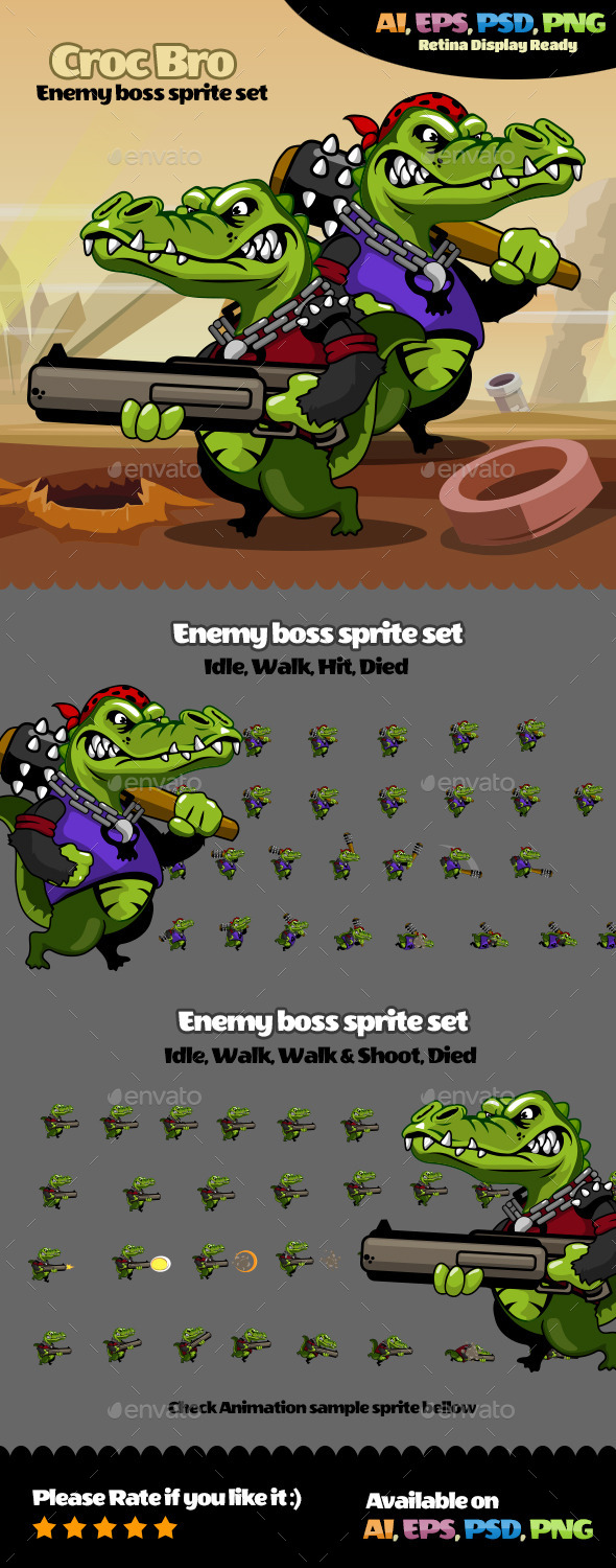 GraphicRiver Enemy Character Vol 2 10796977 GraphicRiver Enemy Character Vol 2 10796977