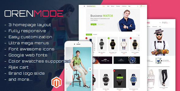 ThemeForest Orenmode Responsive Magento Theme 10797101 ThemeForest Orenmode Responsive Magento Theme 10797101