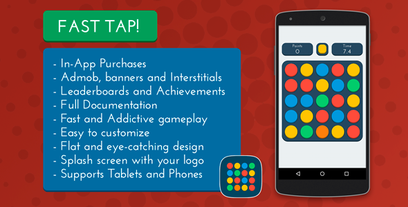 CodeCanyon Fast Tap Admob & Leaderboards & IAP 10798285 CodeCanyon Fast Tap Admob & Leaderboards & IAP 10798285