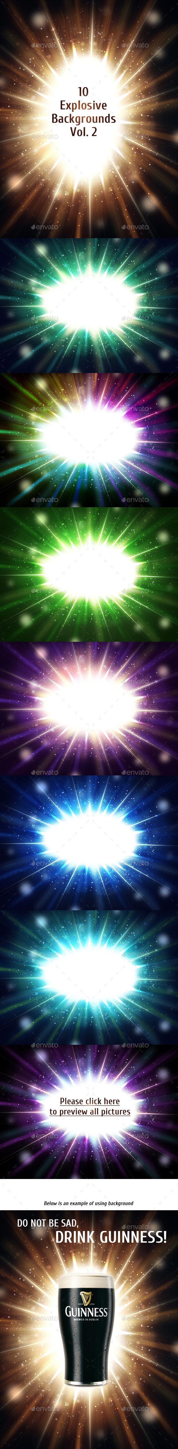 GraphicRiver Explosive Backgrounds Vol 2 10798586 GraphicRiver Explosive Backgrounds Vol 2 10798586