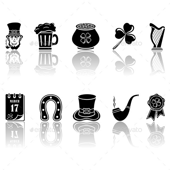 GraphicRiver Patricks Day Icons 10799760 GraphicRiver Patricks Day Icons 10799760