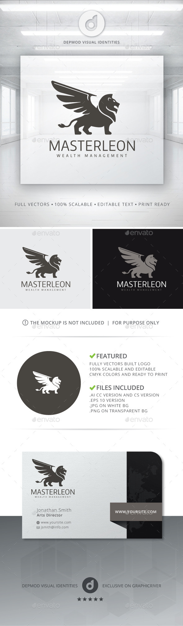 GraphicRiver Master Leon Logo 10800645 GraphicRiver Master Leon Logo 10800645