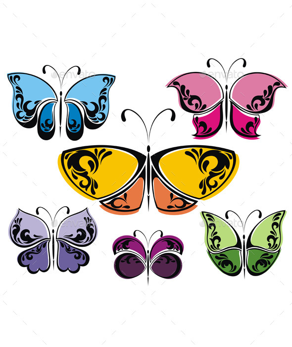 GraphicRiver Butterflies 10801296 GraphicRiver Butterflies 10801296