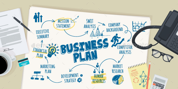 GraphicRiver Flat Design Concept for Business Plan 10801350 GraphicRiver Flat Design Concept for Business Plan 10801350