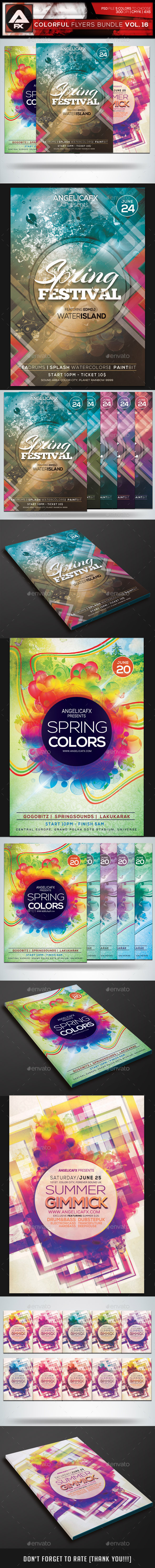 GraphicRiver Colorful Flyers Bundle Vol.16 10801962 GraphicRiver Colorful Flyers Bundle Vol.16 10801962