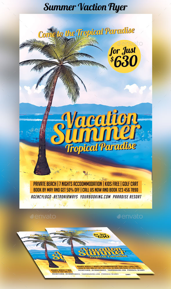 Summer Vacation Flyer (Holidays)