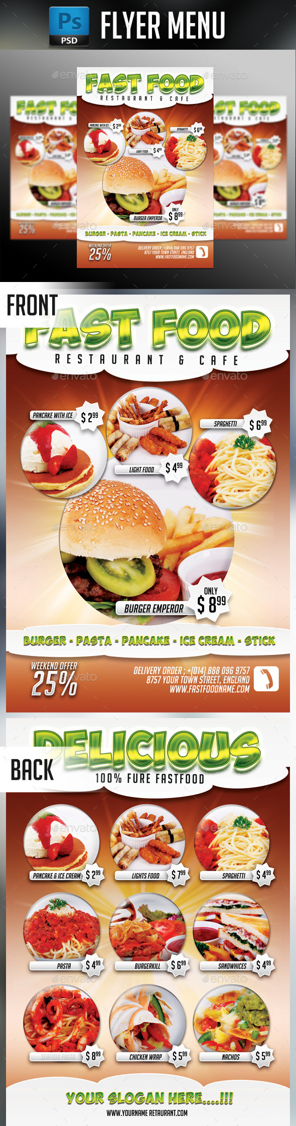 Fast Food Menu (Restaurant)