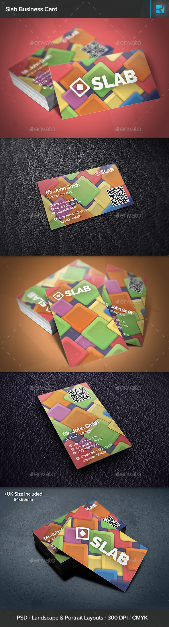 Slab Business Card (Creative)