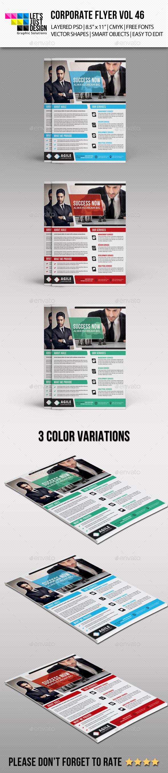 Corporate Flyer Template Vol 46 (Corporate)