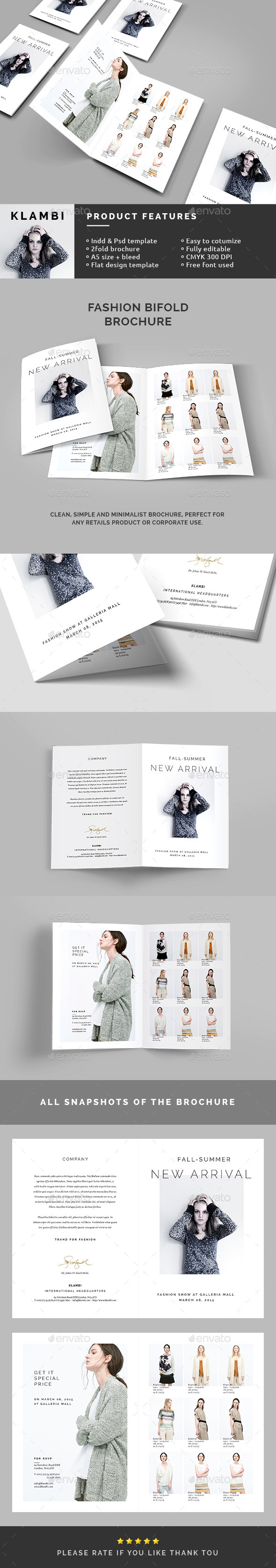 Fashion Bifold Brochure (Catalogs)