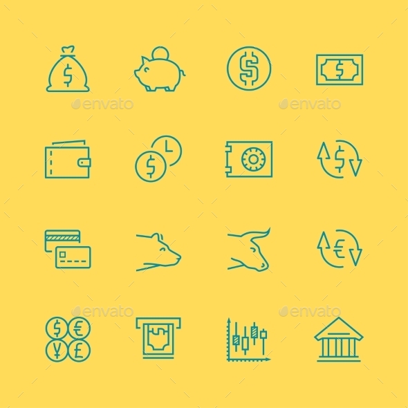 Vector Business,Finance and Stock Exchange Icons (Business)