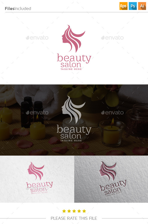 GraphicRiver Beauty Salon Spa Logo 10804840 GraphicRiver Beauty Salon Spa Logo 10804840