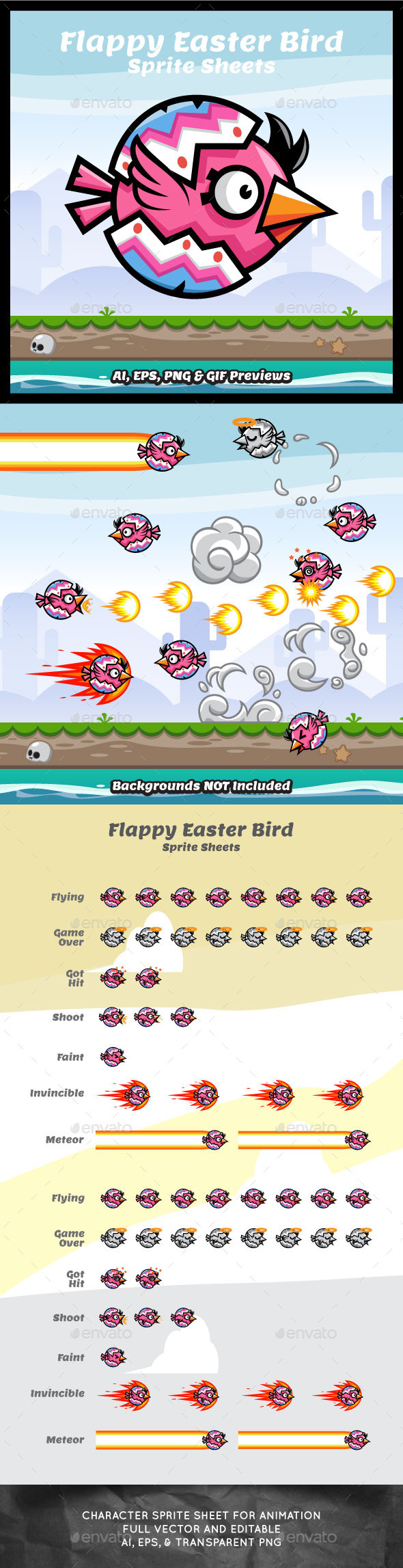 GraphicRiver Flappy Easter Egg Bird Sprite Sheets Game Characte 10805396 GraphicRiver Flappy Easter Egg Bird Sprite Sheets Game Characte 10805396