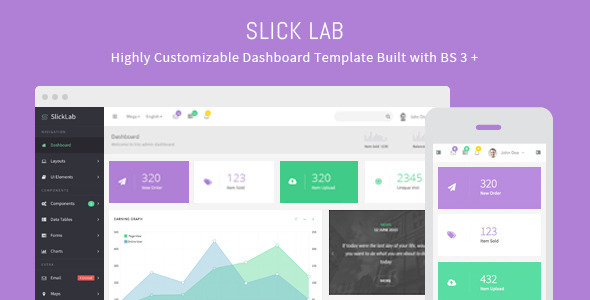 ThemeForest SlickLab Responsive Admin Dashboard Template 10805428 ThemeForest SlickLab Responsive Admin Dashboard Template 10805428
