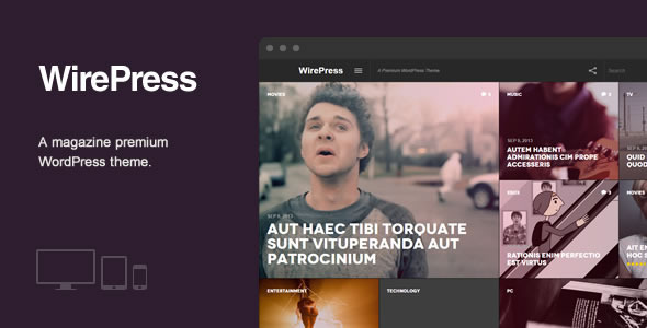 WirePress - Magazine & Blog WordPress  Theme