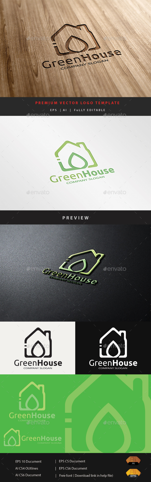 GraphicRiver Green House 10807141 GraphicRiver Green House 10807141