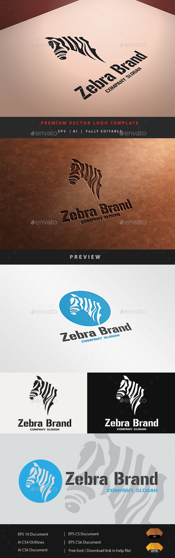 GraphicRiver Zebra Brand 10807146 GraphicRiver Zebra Brand 10807146