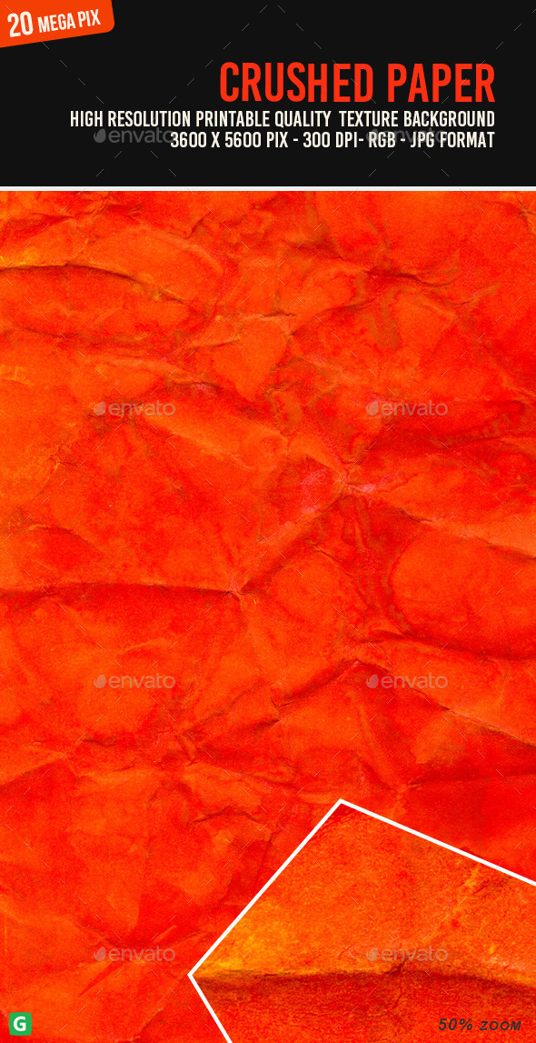 GraphicRiver Crushed Red Paper 033 10809226