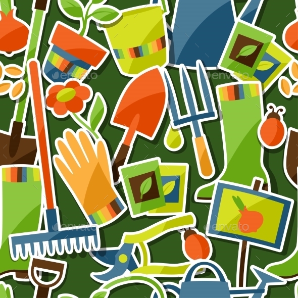 GraphicRiver Garden Pattern 10810101 GraphicRiver Garden Pattern 10810101