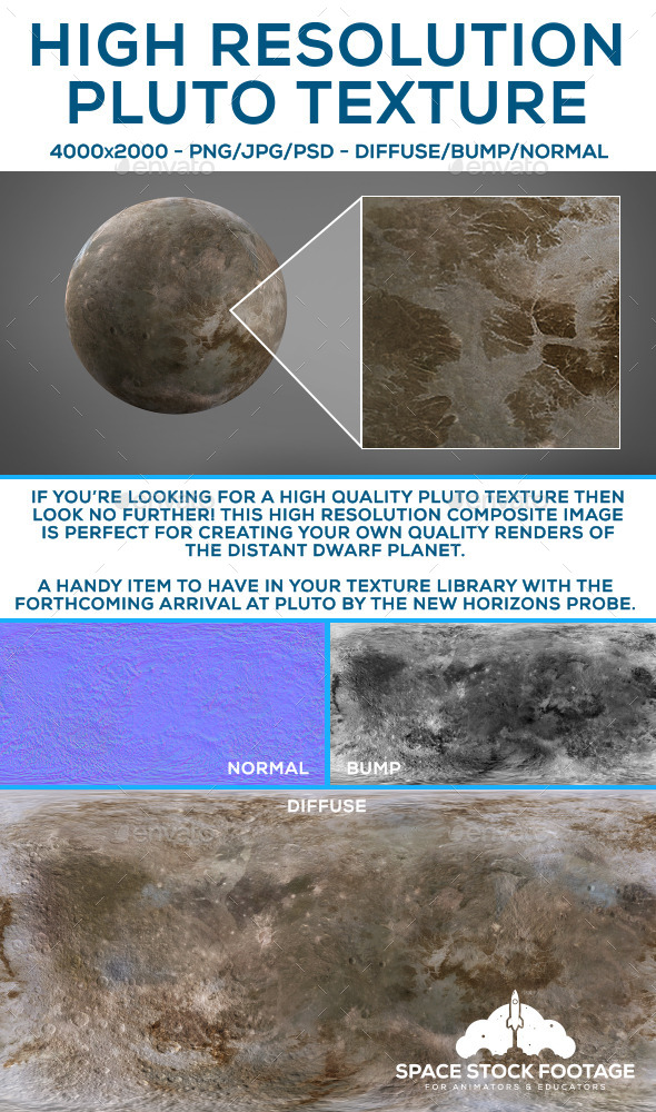 3DOcean Pluto Texture 10810590 3DOcean Pluto Texture 10810590