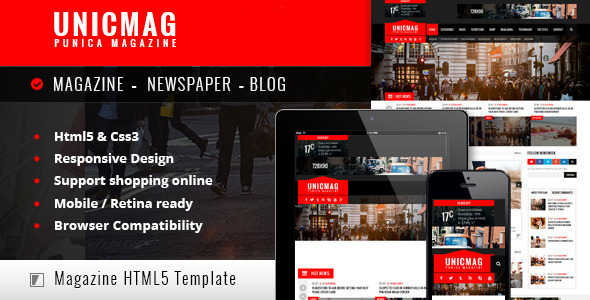 ThemeForest UnicMag HTML5 Responsive Template 10567610 ThemeForest UnicMag HTML5 Responsive Template 10567610