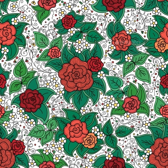 GraphicRiver Seamless Floral Pattern 10813815 GraphicRiver Seamless Floral Pattern 10813815