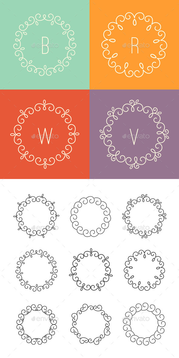 GraphicRiver Line Design Elements Set 10815915 GraphicRiver Line Design Elements Set 10815915