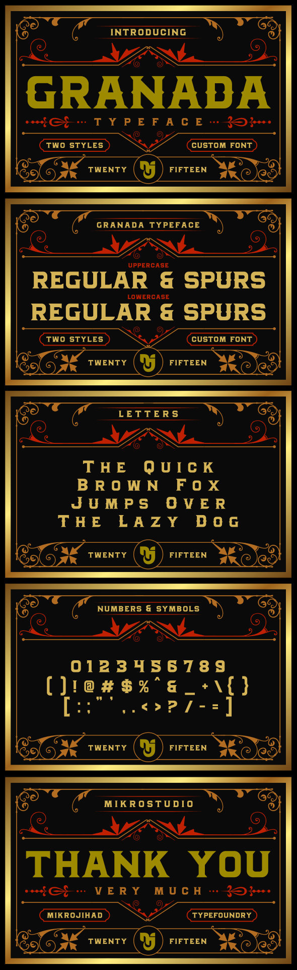 GraphicRiver Granada Typeface 2 Styles 10815978 GraphicRiver Granada Typeface 2 Styles 10815978