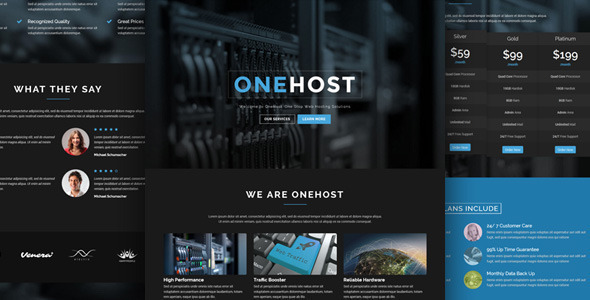 ThemeForest Onehost One Page WordPress Hosting Theme & WHMCS 10748292 ThemeForest Onehost One Page WordPress Hosting Theme & WHMCS 10748292
