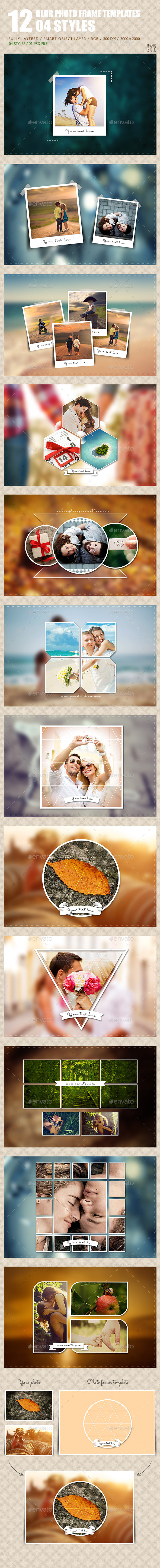 GraphicRiver 12 Blur Photo Frame Templates 4 Styles 10816691 GraphicRiver 12 Blur Photo Frame Templates 4 Styles 10816691