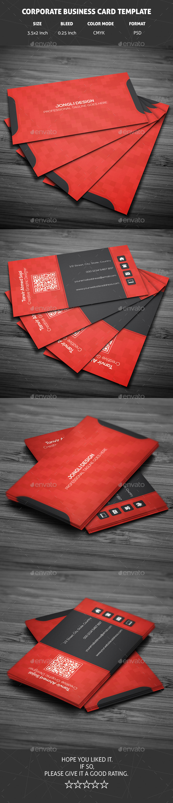 GraphicRiver Corporate Business Card Template 10817171 GraphicRiver Corporate Business Card Template 10817171