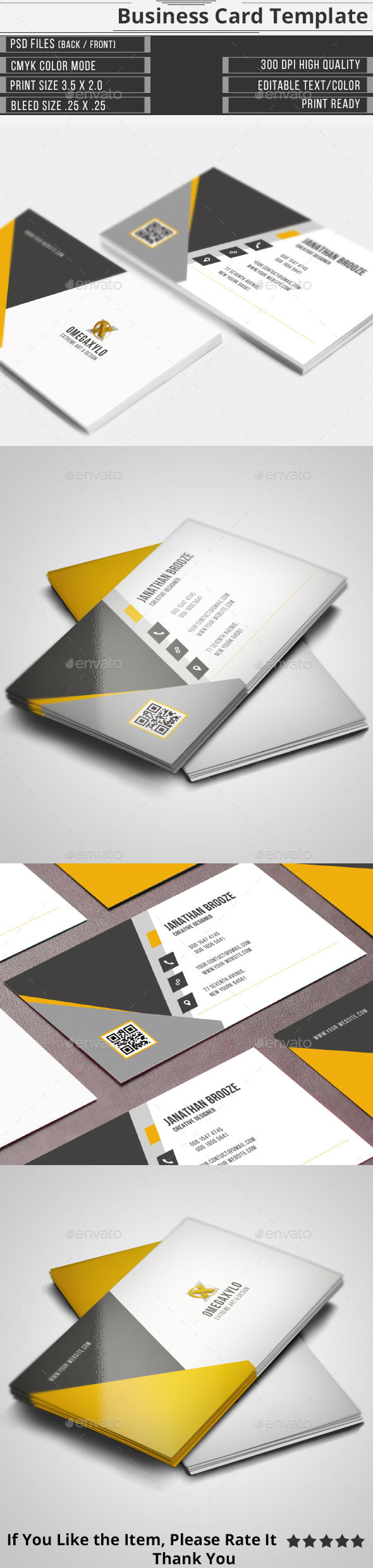 GraphicRiver Corporate Business Card 10817400 GraphicRiver Corporate Business Card 10817400