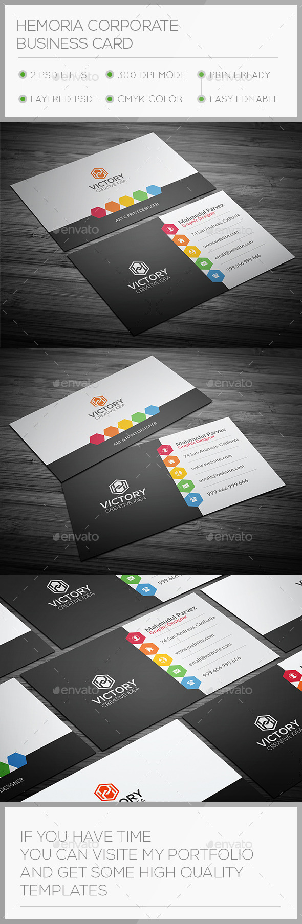 Hemoria Corporate Business Card (Corporate)