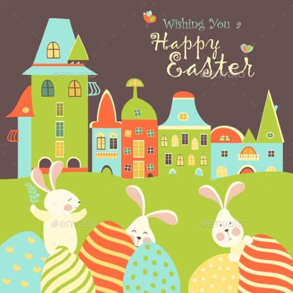 GraphicRiver Easter Background 10817723 GraphicRiver Easter Background 10817723