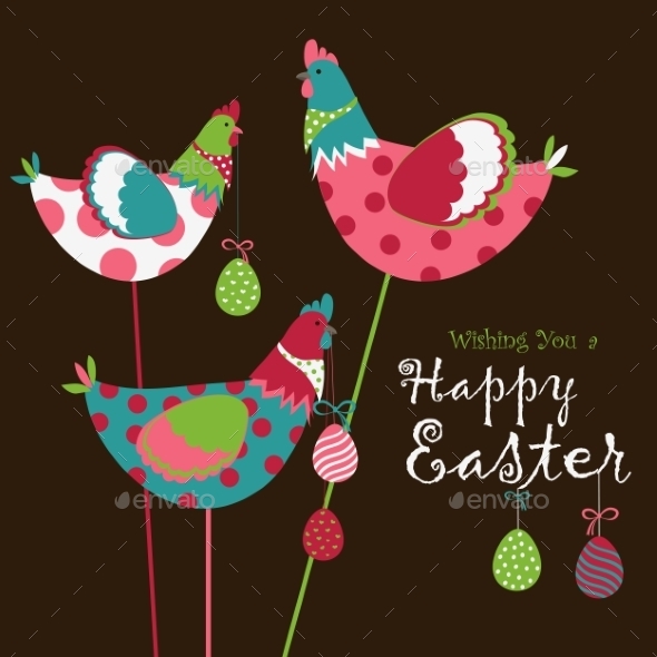GraphicRiver Easter Chicken 10817728 GraphicRiver Easter Chicken 10817728