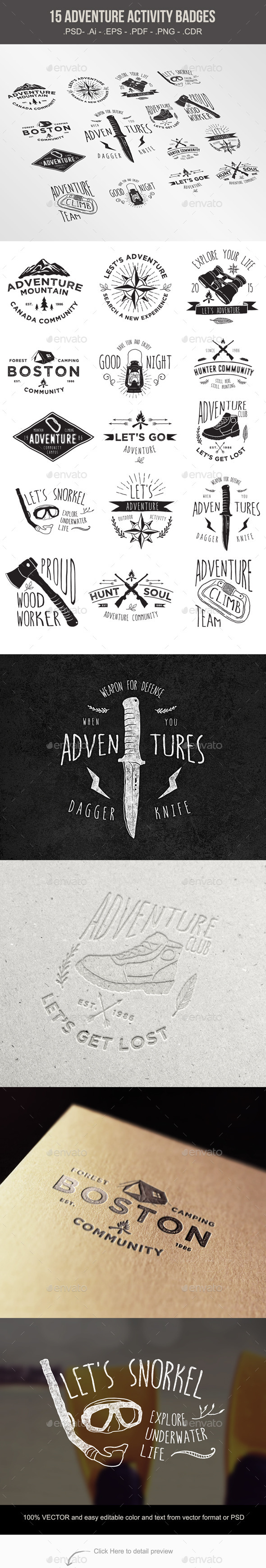 GraphicRiver 15 Adventure Activity Badges 10818185 GraphicRiver 15 Adventure Activity Badges 10818185