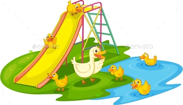 GraphicRiver Ducks in a Park 10818262 GraphicRiver Ducks in a Park 10818262