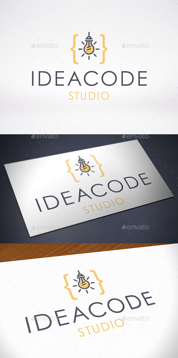 GraphicRiver Idea Code Logo Template 10818691 GraphicRiver Idea Code Logo Template 10818691