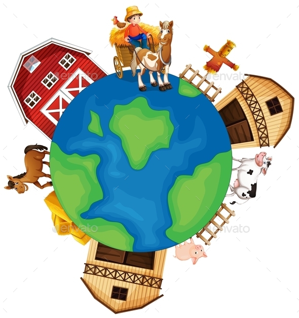 GraphicRiver Farming and Earth 10819330 GraphicRiver Farming and Earth 10819330