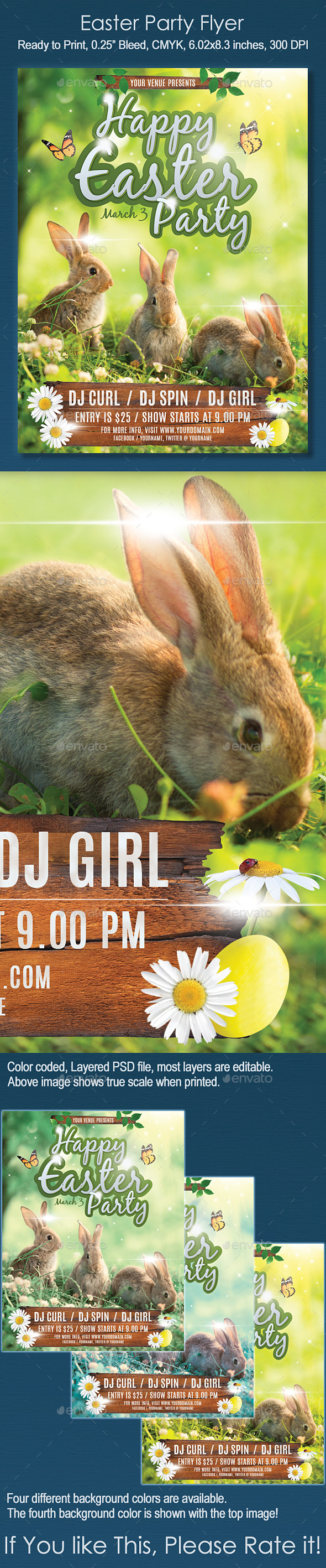 GraphicRiver Easter Party Flyer 10819432 GraphicRiver Easter Party Flyer 10819432